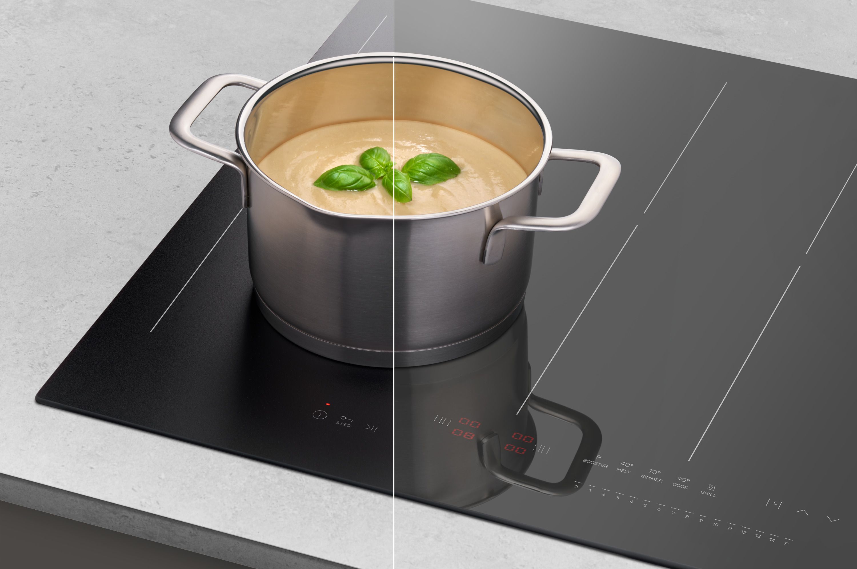 Amica porównuje: płyta indukcyjna matowa czy standardowa – błyszcząca?