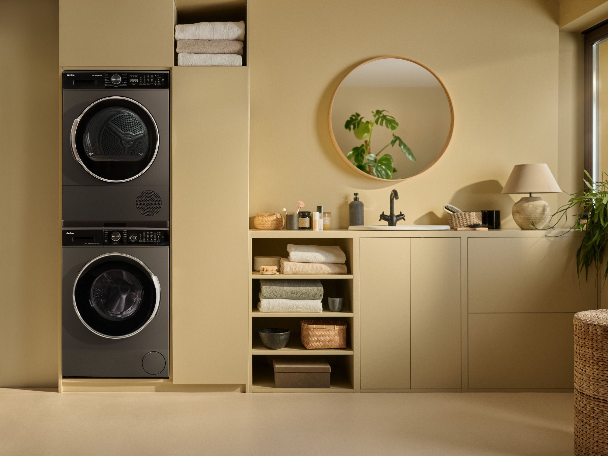 Suszarka slim marki Amica – gdy mała łazienka potrzebuje wielkich możliwości