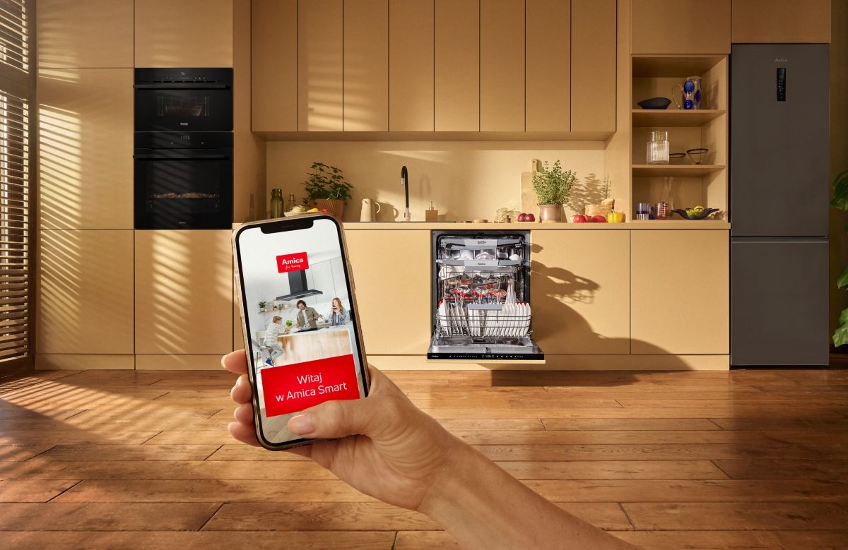 Nowa generacja zmywarek Amica – cicho, oszczędnie i pod kontrolą aplikacji
