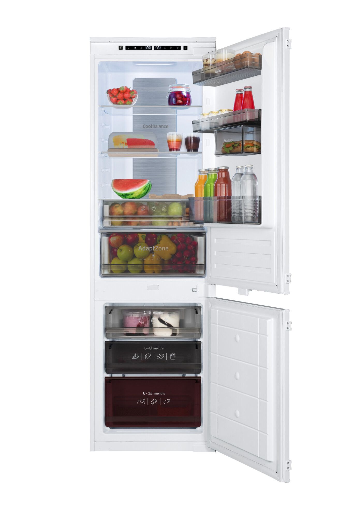 Amica BK3295.4DFVCOMAA / BK3265.4Ui(E) – lodówka do zabudowy 176.9 cm Total No Frost