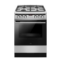 KUCHNIA WOLNOSTOJĄCA GAZOWO-ELEKTRYCZNA 6117GET3.33HZpTaAF(Xx) PIZZA