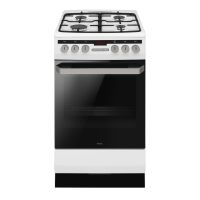 KUCHNIA WOLNOSTOJĄCA GAZOWO-ELEKTRYCZNA 58GES2.33HZpTaDpAF(W)