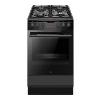 KUCHNIA WOLNOSTOJĄCA GAZOWO-ELEKTRYCZNA 58GcET3.33HZpTaDA(Bm) PIZZA