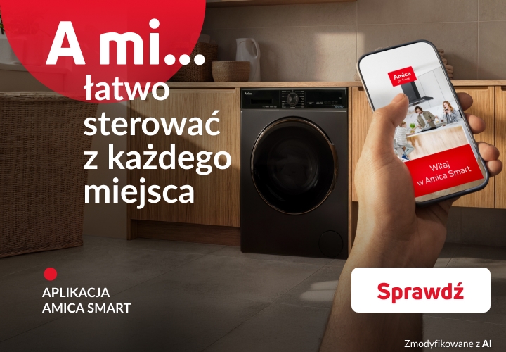 A mi łatwo sterować z każdego miejsca. Aplikacja Amica Smart