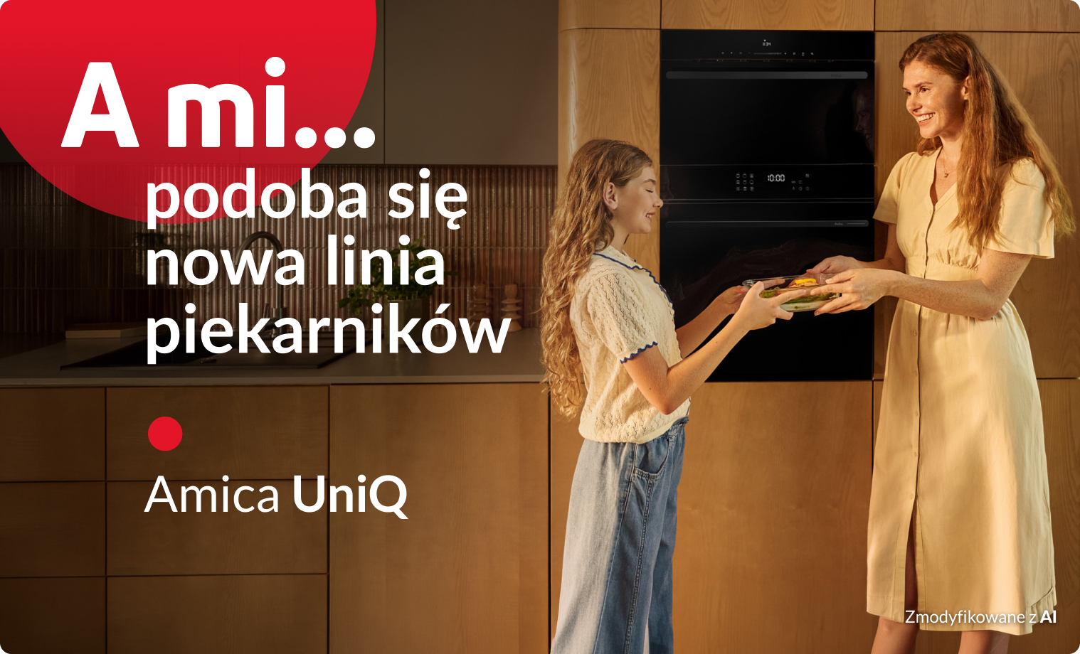 A mi podoba się nowa linia piekarnik&oacute;w Amica UniQ
