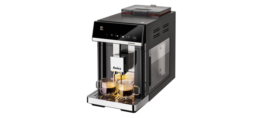 ekspres do kawy, robiący dwie kawy na raz