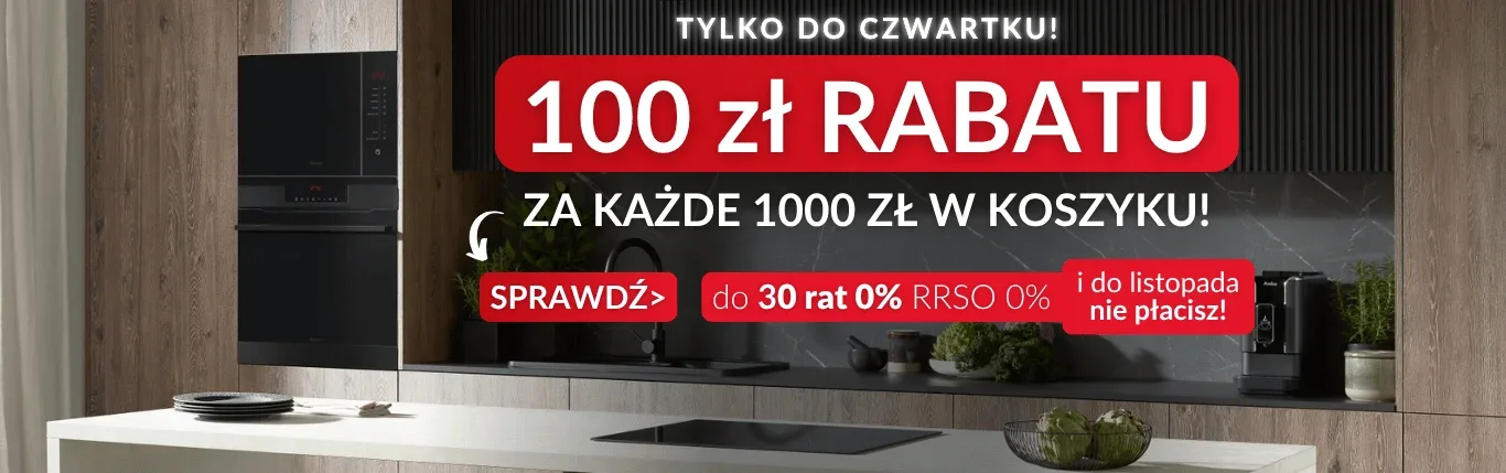 Promocja 105 zł rabatu za każde 1000 zł w koszyku - kliknij żeby sprawdzić szczegóły