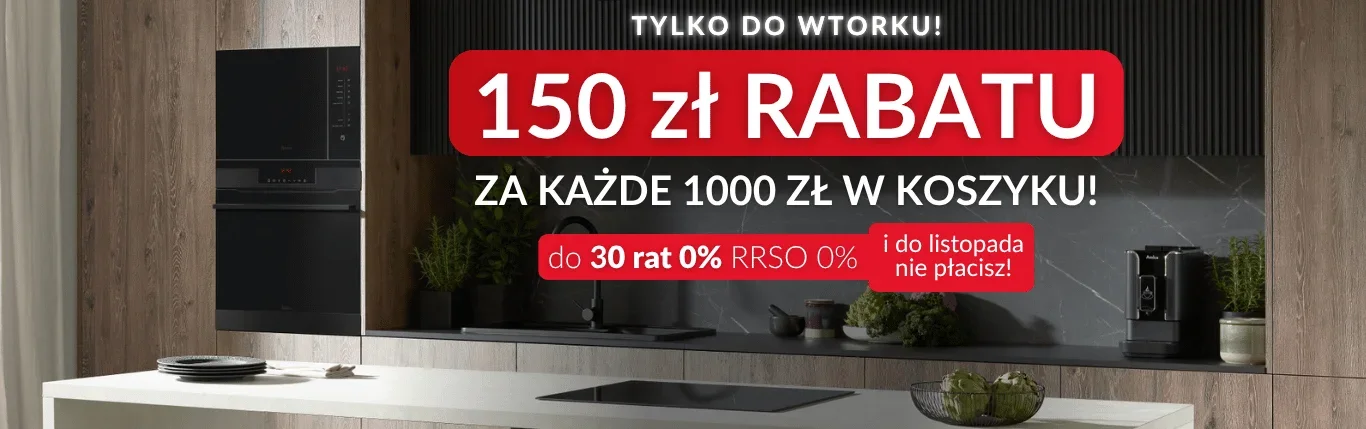Promocja 150 zł rabatu za każde 1000 zł w koszyku - kliknij żeby sprawdzić szczeg&oacute;ły