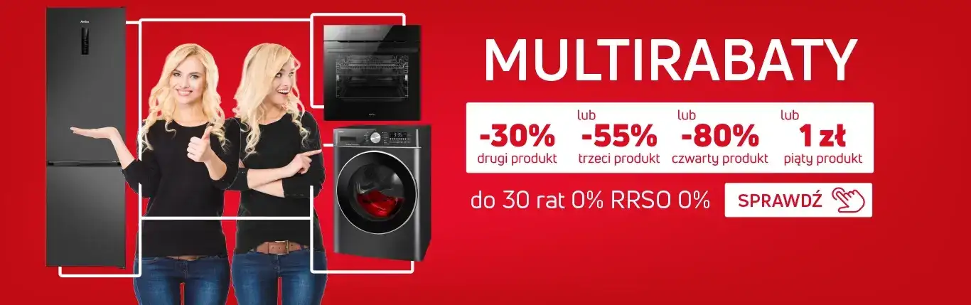 Promocja -30% na drugi produkt lub -55% na trzeci lub -80% na czwarty lub piąty za 1 zł - kliknij żeby sprawdzić szczeg&oacute;ły