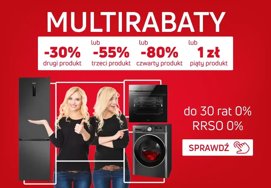 Promocja -30% na drugi produkt lub -55% na trzeci lub -80% na czwarty lub piąty za 1 zł - kliknij żeby sprawdzić szczeg&oacute;ły