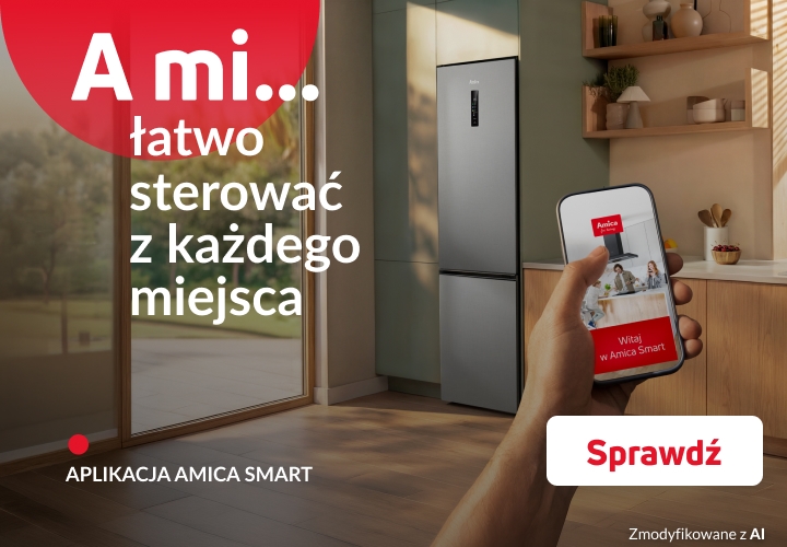 A mi łatwo sterować z każdego miejsca. Aplikacja Amica Smart