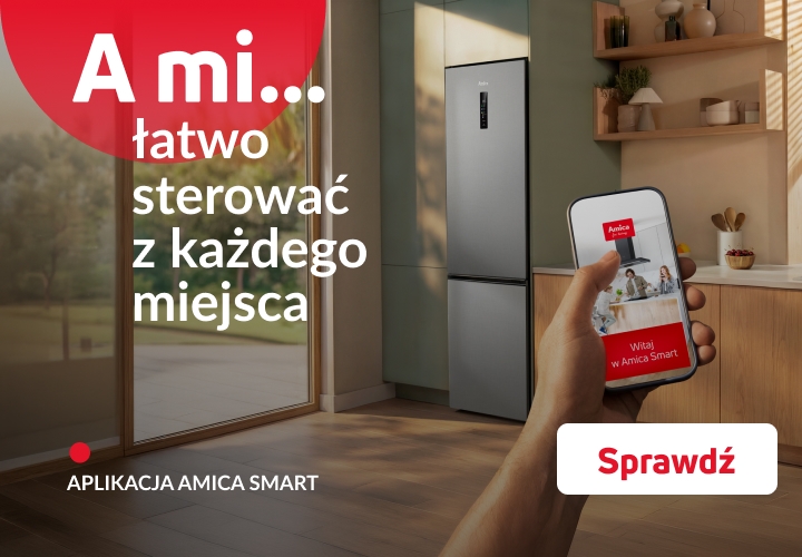 A mi łatwo sterować z każdego miejsca. Aplikacja Amica Smart